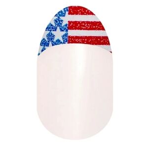 5/$20 Red White and Belle - Color Street Nail Strips, FNG019
